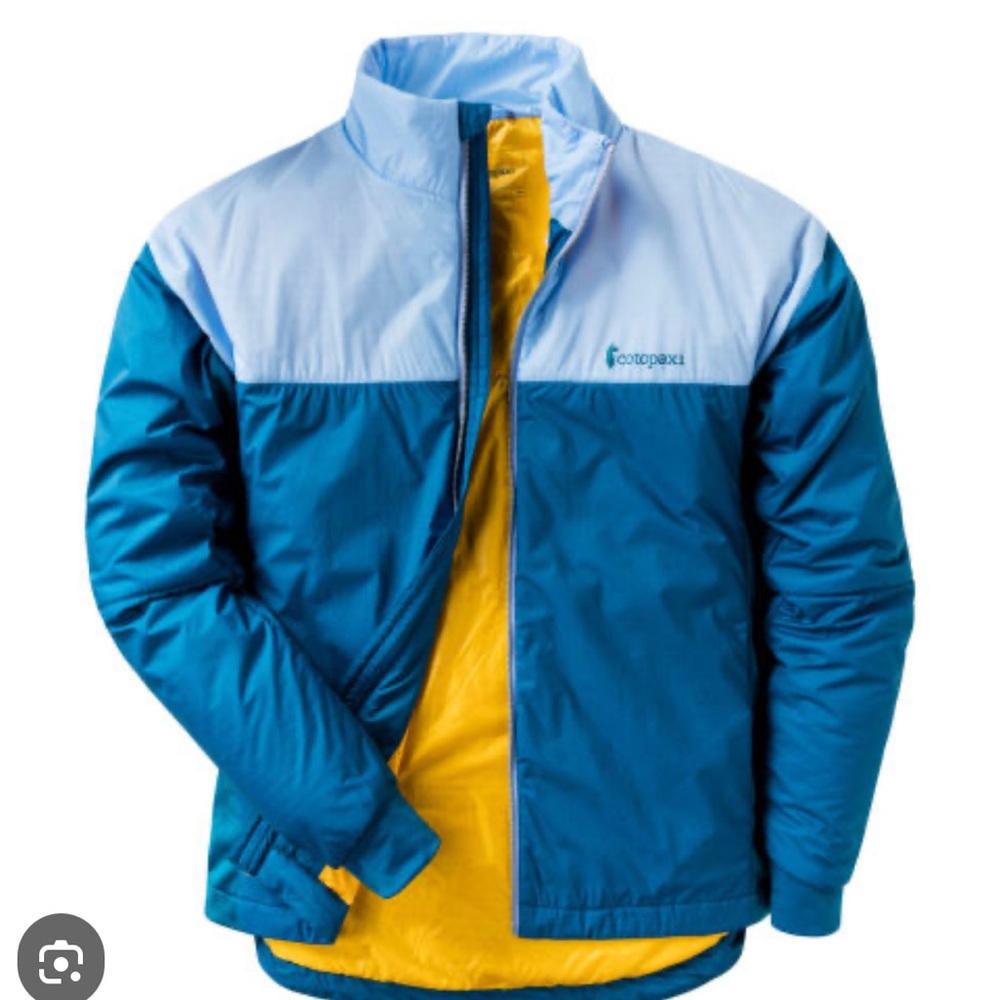 Cotopaxi Blue and Yellow Men's Jacket